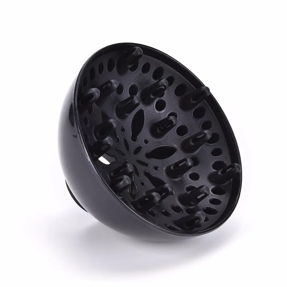 

Nozzles Plastic Universal Hair Diffuser Dryer Blower Hairdressing Salon Hair Curly Dryer Folding Diffuser Cover Black Colors