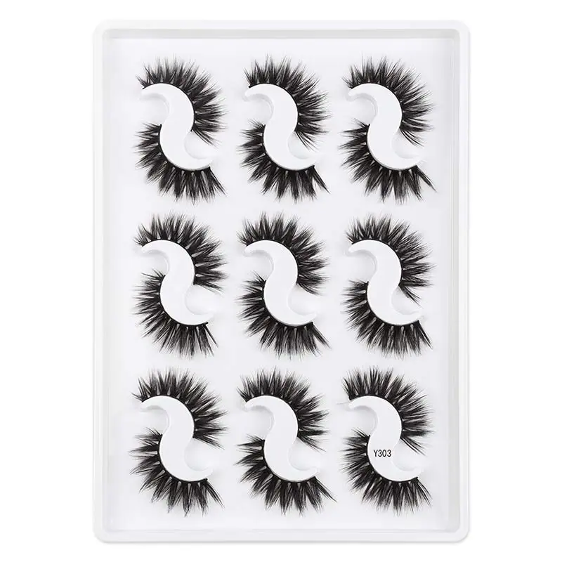

NEW9/20Pairs 3D Faux Mink Eyelashes Natural Thick Long False Eyelashes Dramatic Fake Lashes Makeup Extension Eyelashes maquiagem