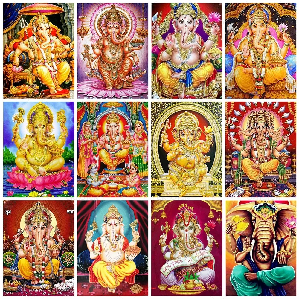 

Религиозное искусство, алмазная живопись, слон, Бог, полноразмерная Алмазная вышивка 5D, «сделай сам», вышивка крестиком, мозаика, искусство, ...