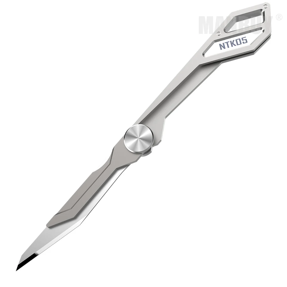 NITECORE NTK05 UltraTiny титановый брелок нож Мини Многофункциональный складной охотничий кемпинг Рыбалка Открытый