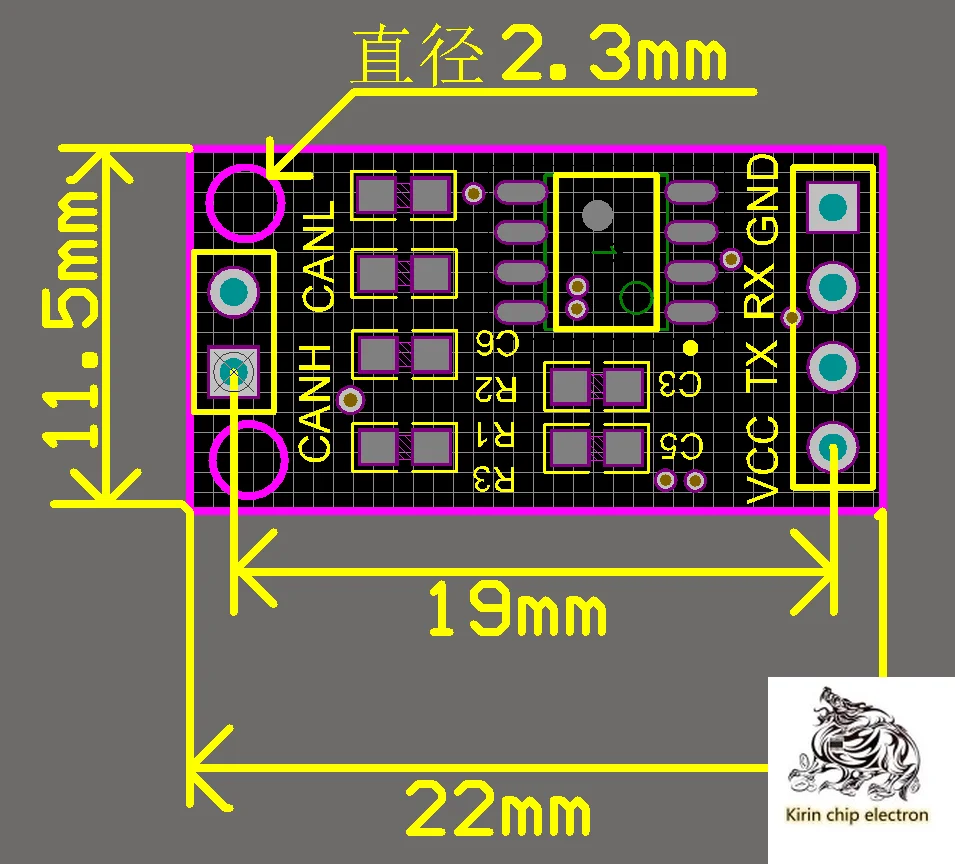 

10PCS/LOT TJA1050 CAN controller interface module bus driver interface module
