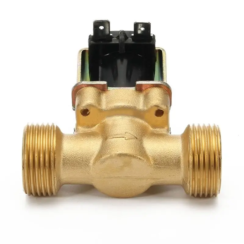 Новый 3/4 дюймов NPSM 12 В DC Тонкий латунный Электрический электромагнитный газовый