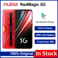 global version zte nubia red magic 5g mobile phone 6 65 812gb ram 128256gb rom snapdragon 865 android 10 nfc gaming phone