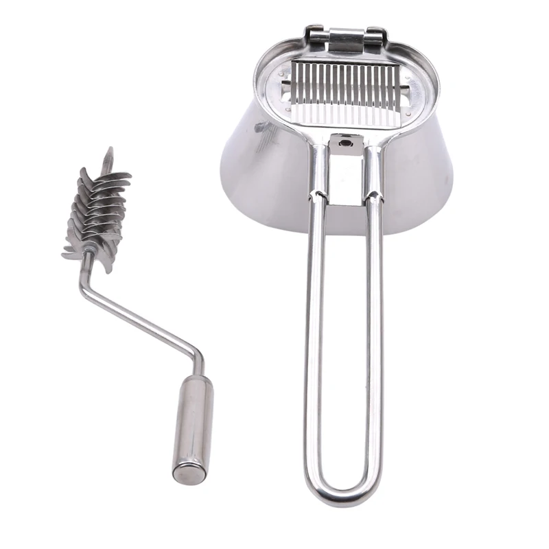 Ручная измельчитель для овощей и трав из нержавеющей стали Измельчитель