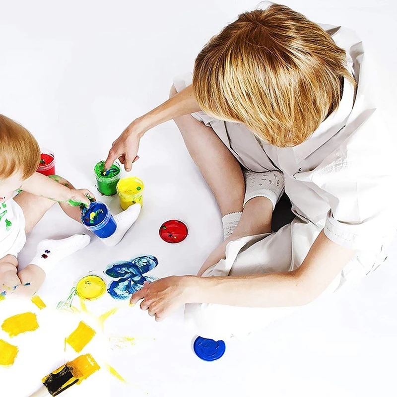 

200 Pack Wide Foam Paint Brush with Wooden Handles for Acrylics, Stains, Varnishes, Crafts, Arts