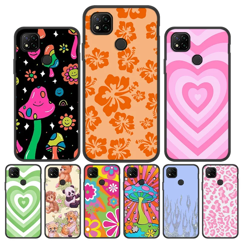phone case for xiaomi redmi note 10 pro case 9c nfc pro 10s 7 11 11s mi 11t pro 11 lite 12 12x poco x3 m4 pro love heart cover free global shipping