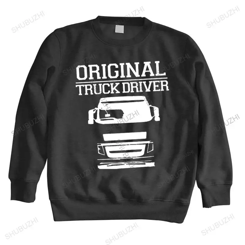 

new Man crew neck hoodie Men sweatshirt spring tops ORICINAL TRUCK DRIVER men's funny cotton hoodies unisex brand winter hoody