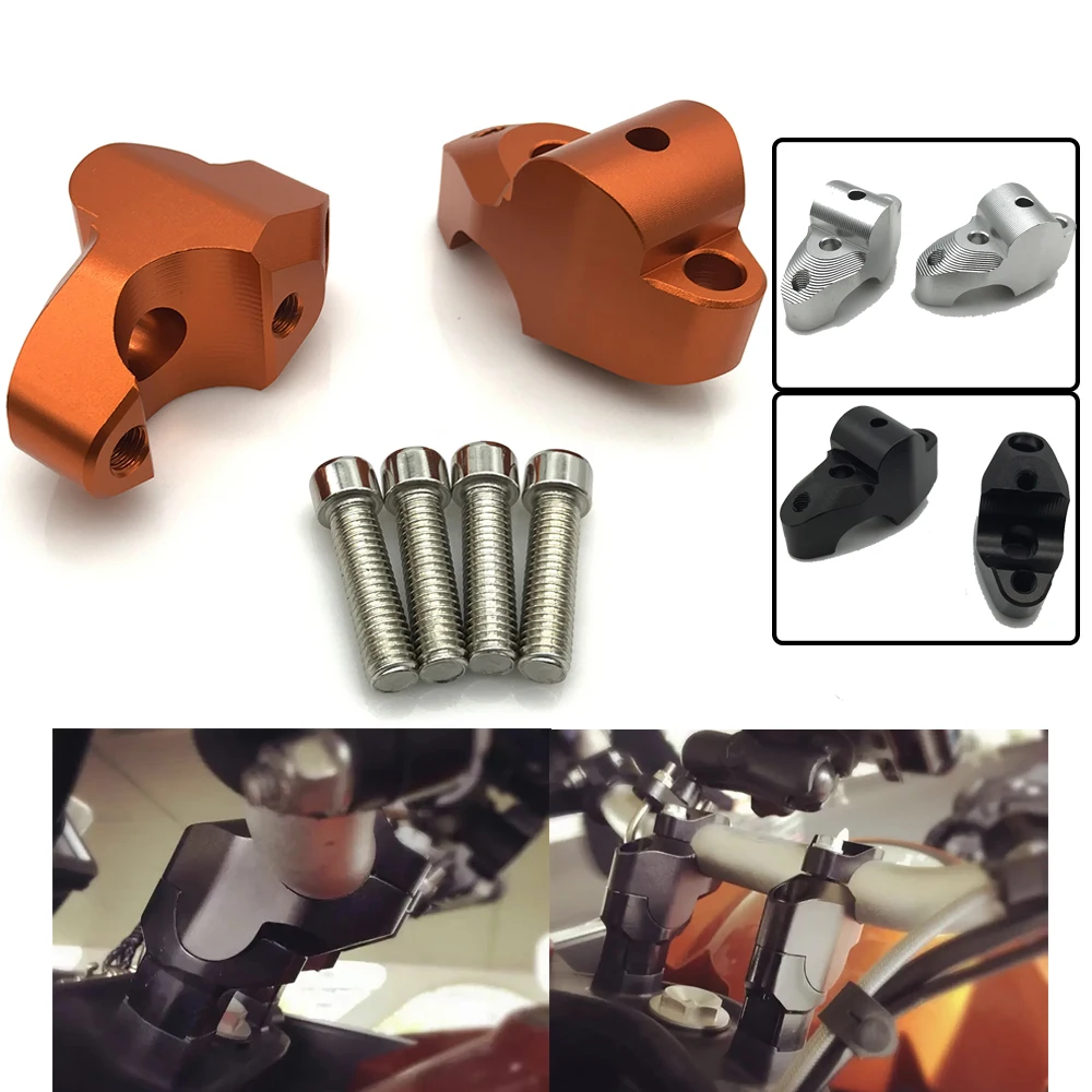 

For KTM 1050 1090 1190 1290 Super Adventure R/S/T Motorcycle Handle Bar Riser Clamp Raised Extend Handlebar Mount Riser Adapter