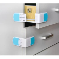 plastic baby safety locks protection from children in cabinets boxes lock drawer door cabinet right angle corner lock
