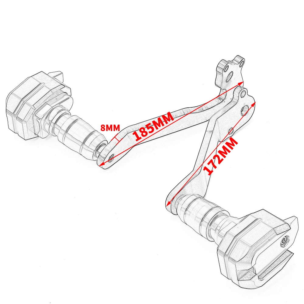 Защитная накладка для мотоцикла CNC крышка двигателя слайдеры рамы обтекатель YAMAHA