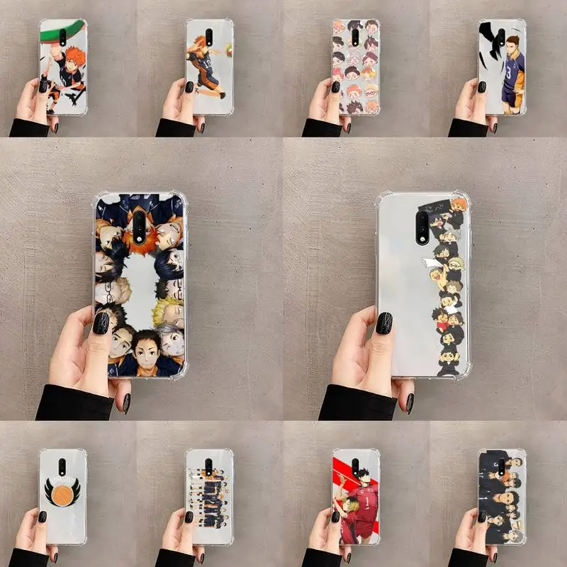 

Haikyuu Hinata attacks Anime Phone Case Transparent For OnePlus MEIZU MEITU M 7 8 9 16 17 T PRO XS moible bag