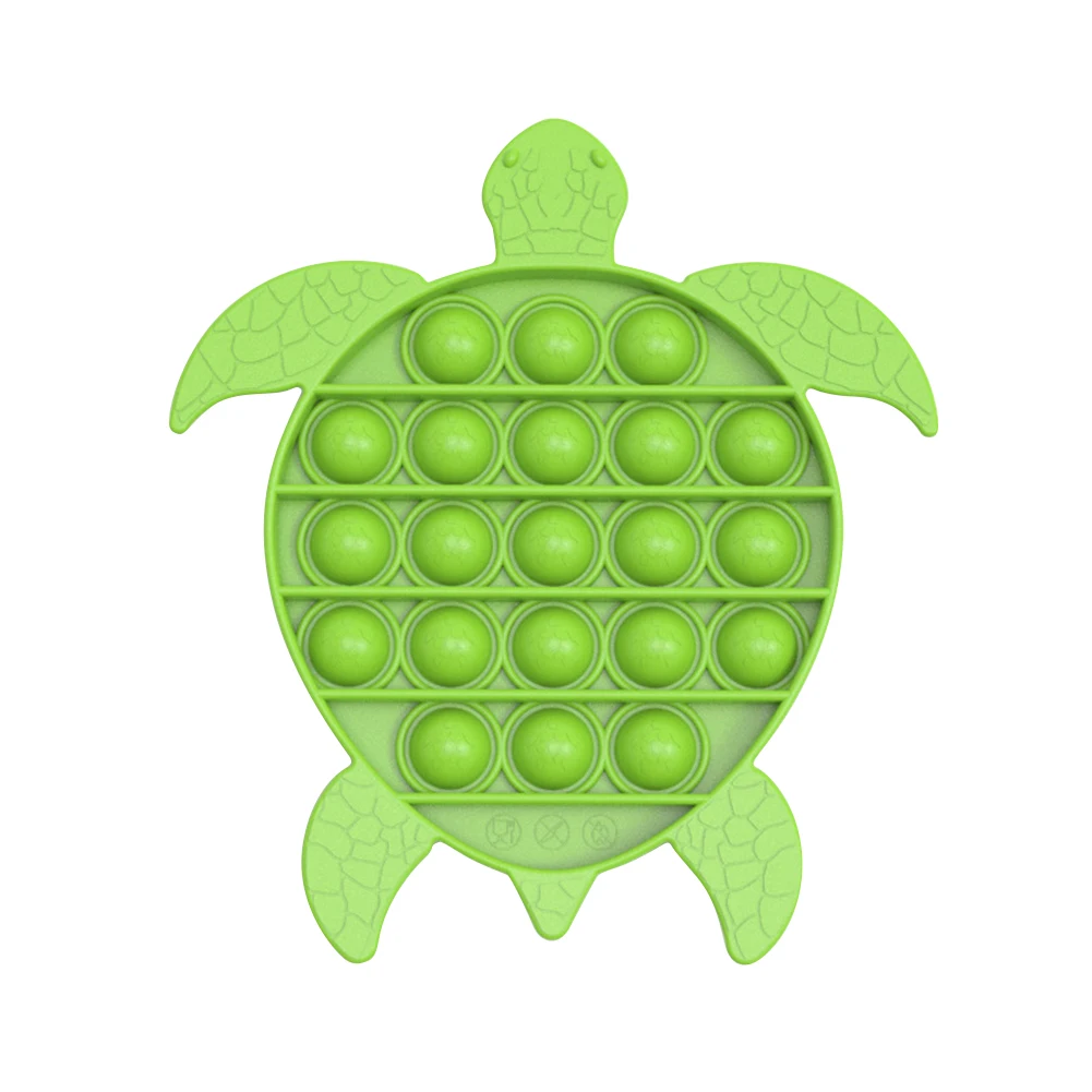 Juguete educativo de burbujas para apretar y aliviar el estr&eacute;s, Peque&ntilde;o Animal, cachorro, b&uacute;ho, tortuga-2