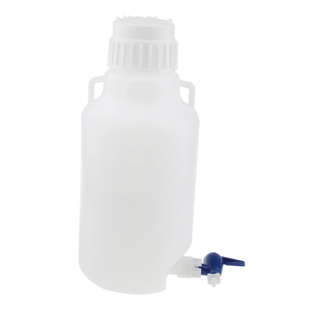 

1.3 Gallon Water Bottle With Big Cap Faucet Spigot HDPE Dispenser 5L