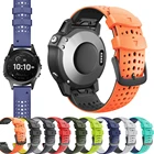 Ремешок для часов Garmin Fenix 6, 6S, 6X Pro, 5, 5X, 5S Plus, 3HR, 935, силиконовый, Forerunner 935, 945