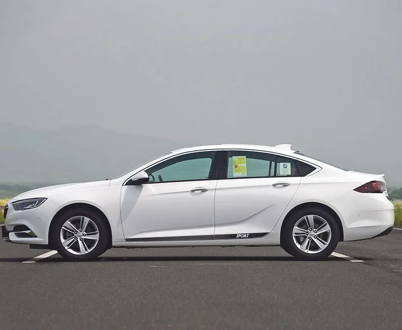 Car Styling Carbon Fiber Decal Side Skirt Sticker Automobiles Accessories For Buick Regal Opel Insignia 2017 2018 2019 | Автомобили и