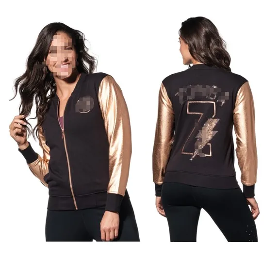 

new arrive become stronger Women Tops running clothes coat women jacket T2026