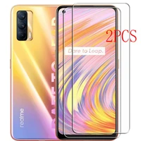 for realme v15 5g tempered glass protective on oppo realmev15 6 4inch screen protector phone cover film