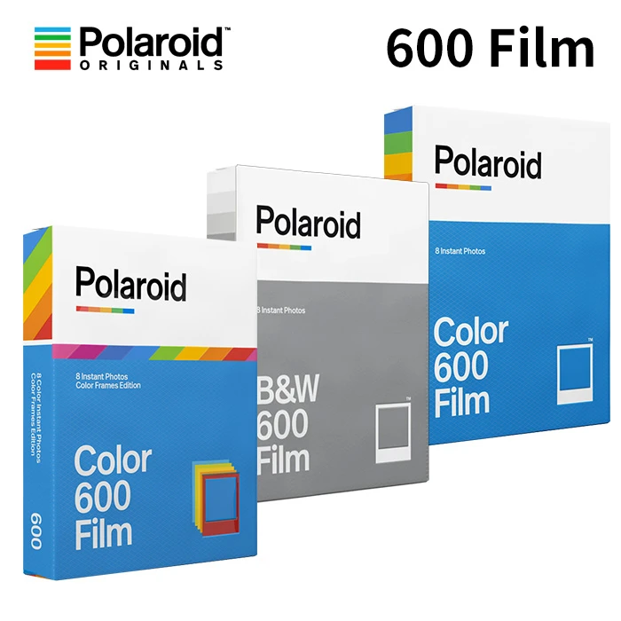 Оригинальные Polaroid Instant 600 цветная черно белая пленка для Onestep2 Instax Camera SLR680 636 637 640 650