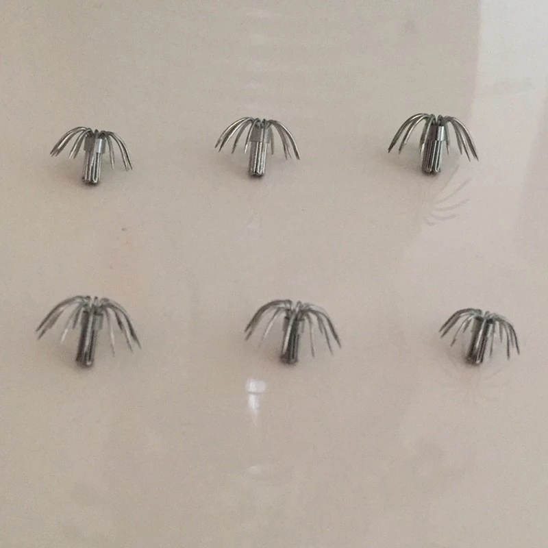 

100pcs 200pcs Stainless Steel Squid Hooks Double Tandem Umbrella Fishhook Sea Fishing Spain Chile Bait Accessories Pesca Tool
