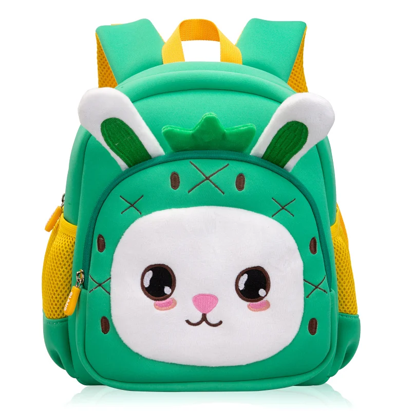 DORIKYDS 3D Cartoon Kids Backpack Cute Rabbit Baby Toddler Waterproof Kindergarten Children Schoolbag for Girls Gift Mochila