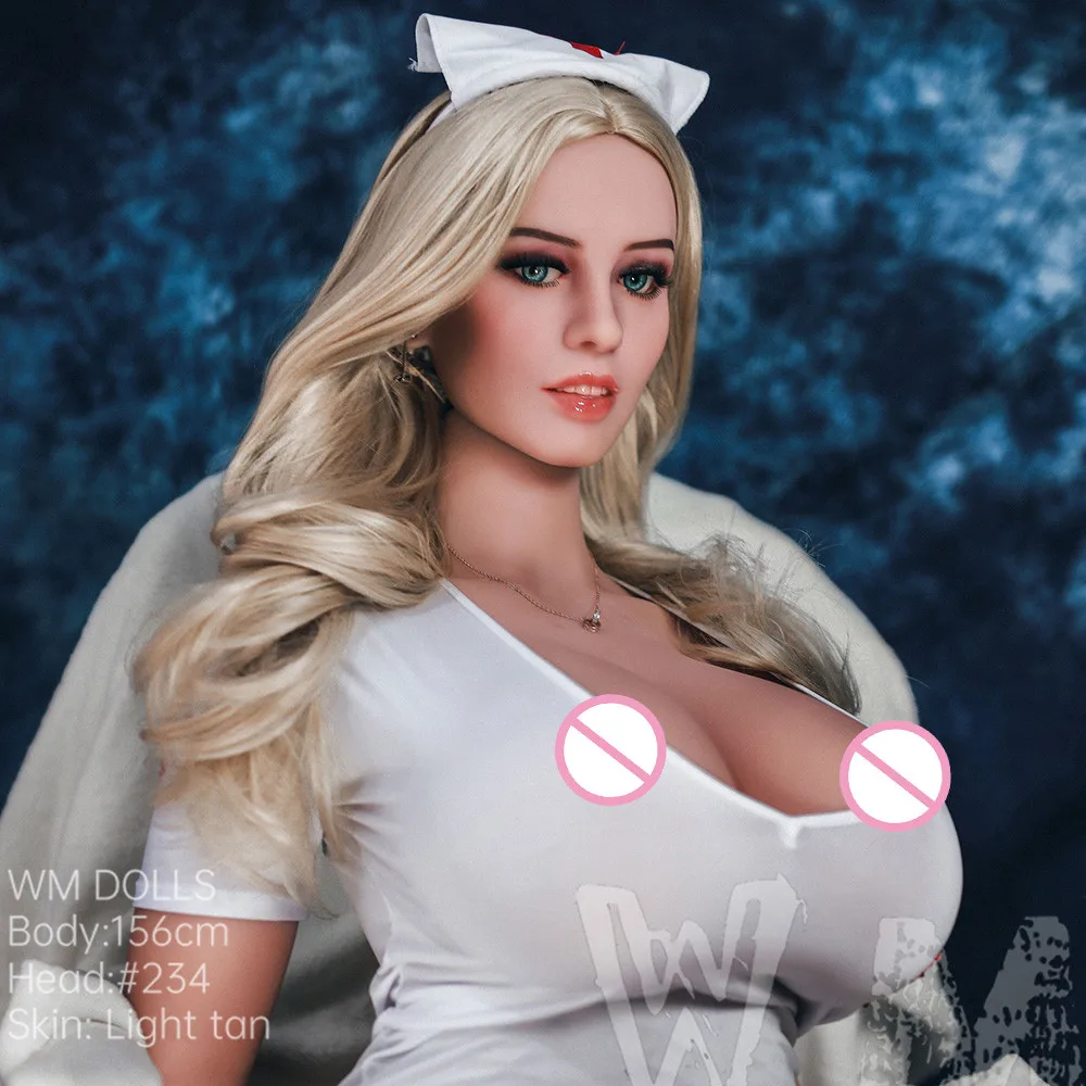 WMDOLLS 156 + 234 # Реалистичная секс кукла медсестры большая накладная грудь с