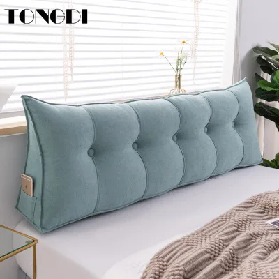TONGDI домашняя мягкая большая подушка задняя длинная замшевая эластичная спинка