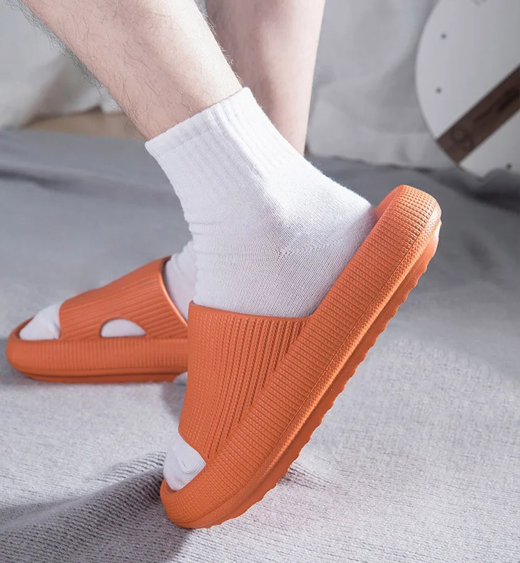 

New Men Slippers Indoor Home Summer Beach Ourdoor Woman Flats Zapatos Slides Ladies Solid Slipers Platform Mules Shoes