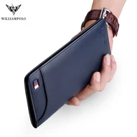 ultrathin slim long holder men wallethandbag multi card case cash purse pl302