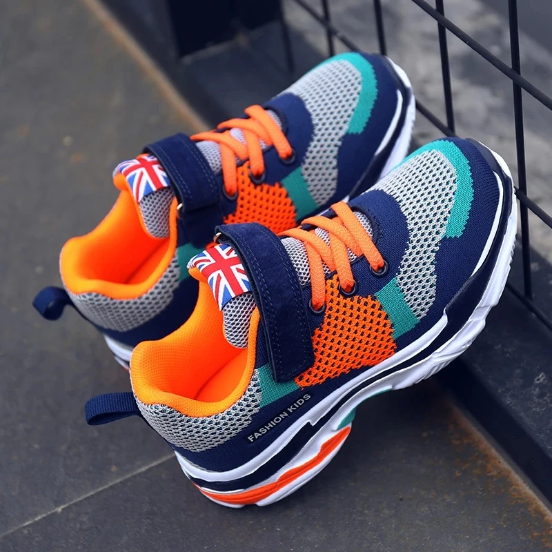

Детские кроссовки для мальчиков, детская обувь для отдыха и путешествий, новая спортивная обувь для бега на весну и осень, дышащие уличные т...