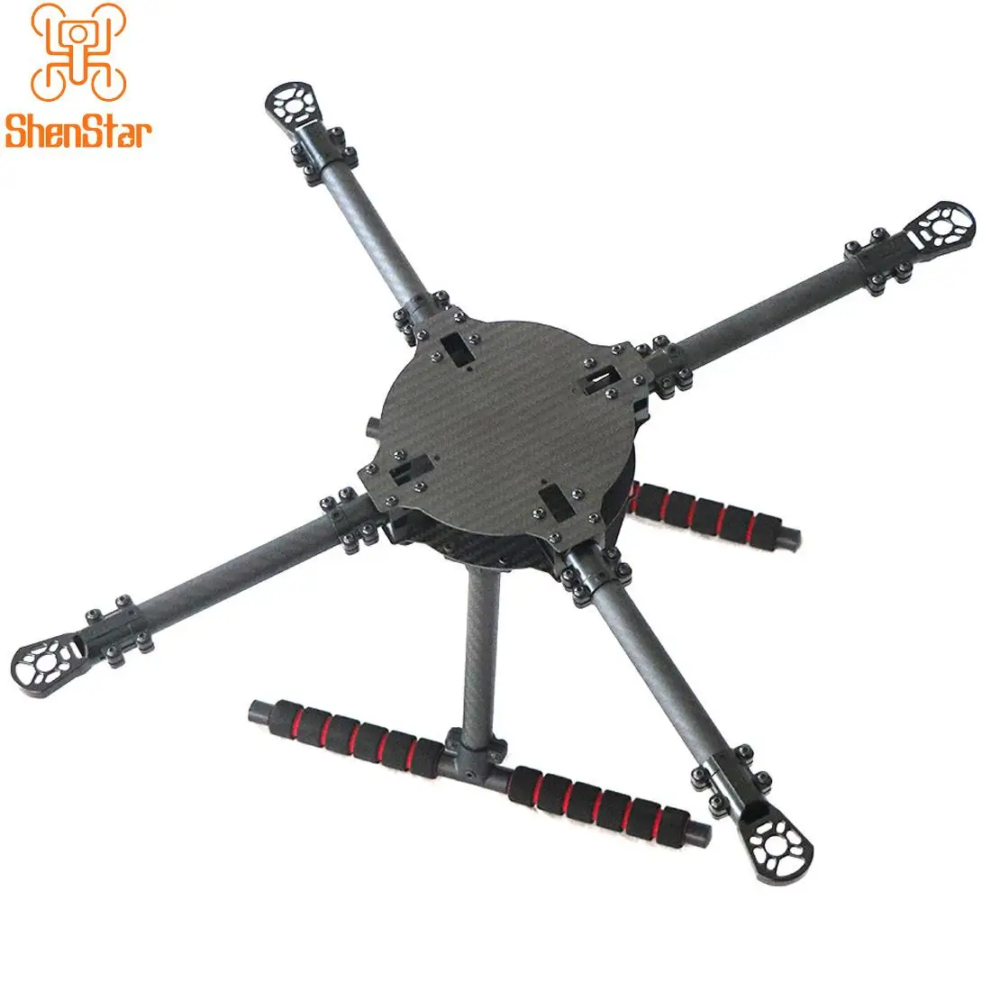 ShenStar модернизированная X4 PRO 400/450/500/550 мм Колесная база, углеродное волокно, 4-осевая рамка, поддержка 2212/2216 двигателя для радиоуправляемого квадрокоптера, дрона