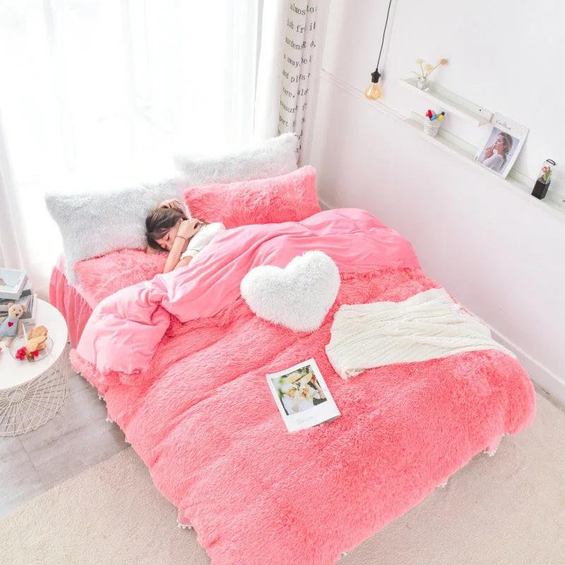 AB Cloud бархатный Кристальный бархат в стиле принцессы 4 шт. пододеяльник