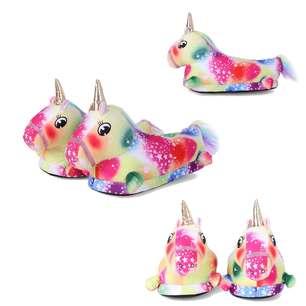 

Fashion Unicorn Slipper Children Onesie Pajamas Shoes Baby Girl Slippers for Adult Unicorn Home Shoes Baby Girls Unicorn Shoes