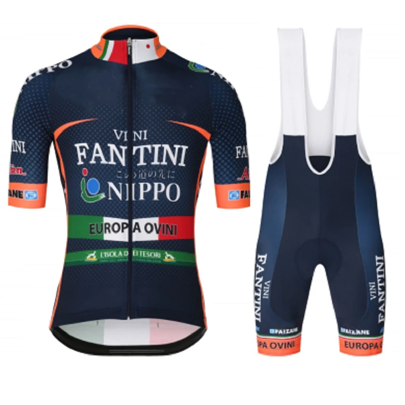 New VINI Summer Cycling Jersey Set Breathable Team Racing Sport Bicycle Jersey Mens Cycling Clothing Short Bike Jersey NW