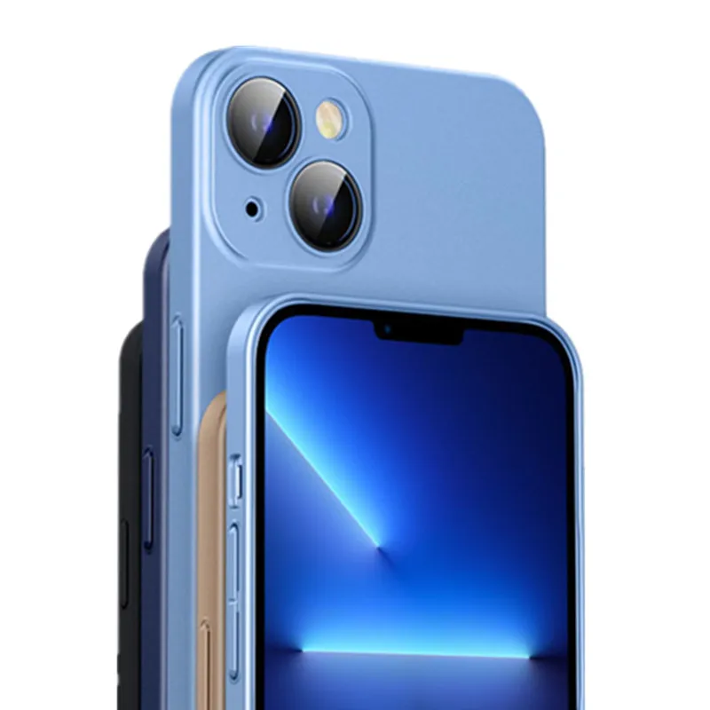 Matte Anti-fingerprint Magsafing Magnetic Wireless Charging Case for iPhone 13 Pro Max 12 Metal Camera Len Glass Protector Cover