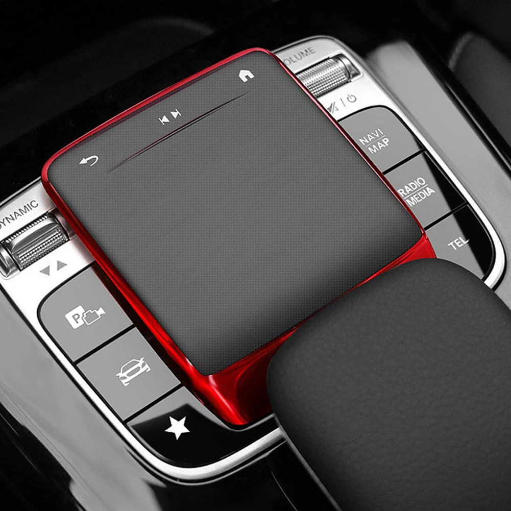 

Car Center Console Touch Screen Controller Cover Mouse Screen Protection for 2020 2021 Mercedes Benz A B CLA GLE GLS GLB GLA