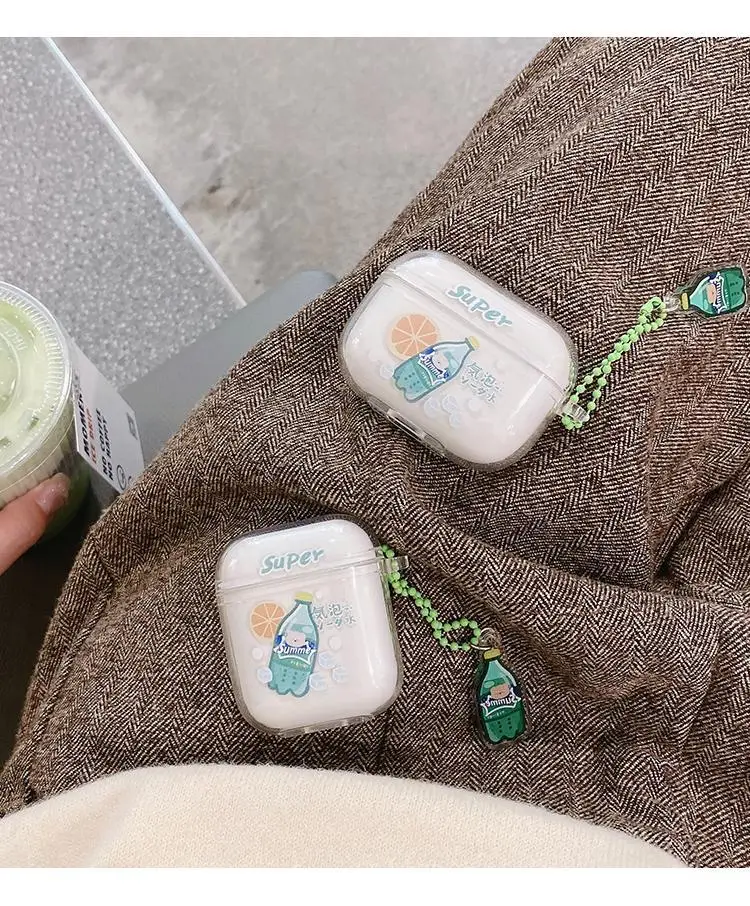 

Creative Personality Bear Case for AirPods 1 2 Protective Sleeve for AirPods Pro Wireless Bluetooth Headset Silicone Soft Shell