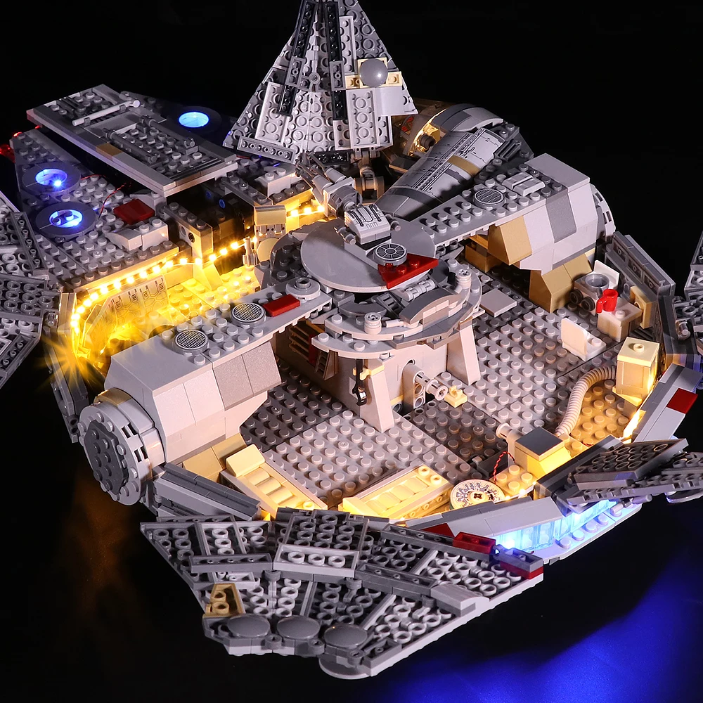

LED Light Kit For 75257 Space Wars New Edition Star Transport Spaceship Building Blocks ( Only LED Lights, No Bricks )