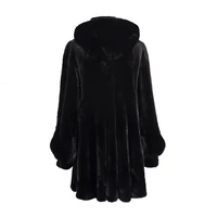 2020 new mink fur coat female whole mink shawl hat mid-length fur coat imported mink winter anti-season