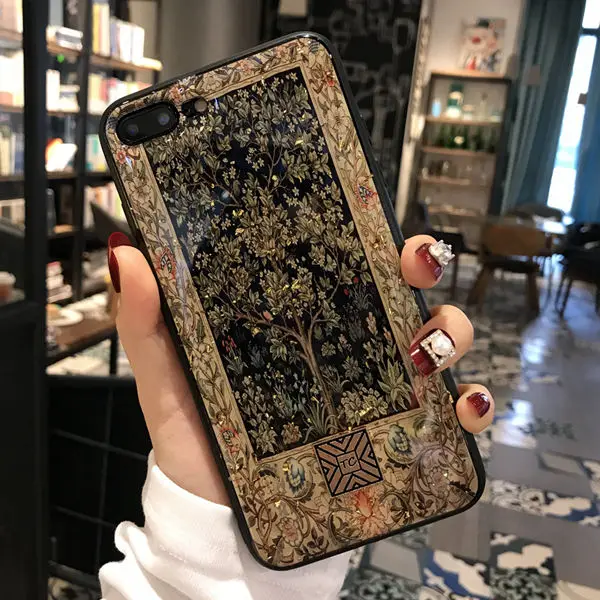 Style D Золотой фольга мрамор Bling чехол для телефона для iPhone 11 pro XS Max XR X TPU гранитный чехол с геометрическим рисунком для iPhone 7 8 6 6s Plus блестящий чехол - Цвет: Style D