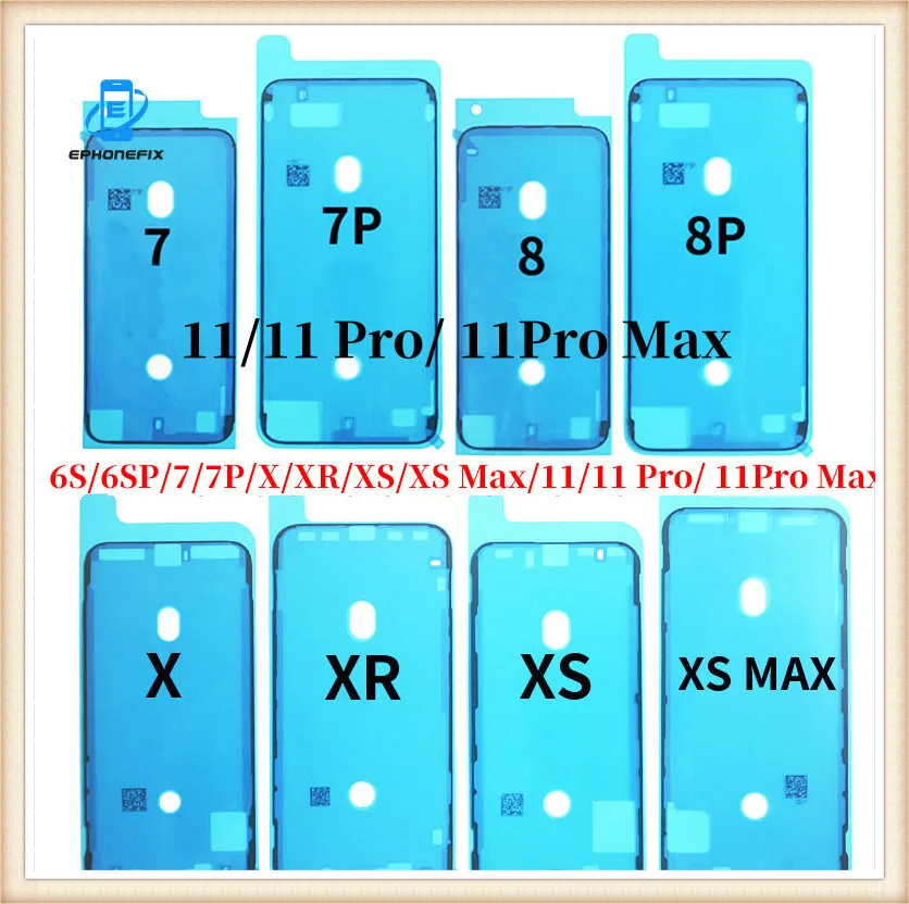 Водостойкая клейкая лента с рамкой для ЖК дисплея 3 м iPhone 6S Plus 7 8 X XS XSM XR 11 pro