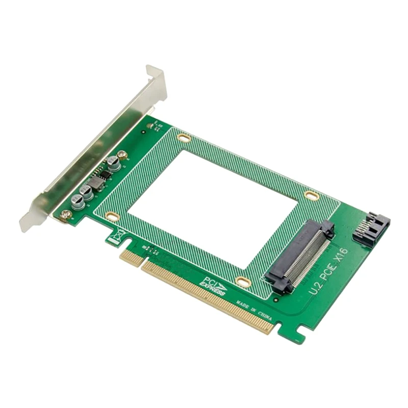 

Плата расширения PCI-E X16 U.2, 2,5 дюйма, Pcie V3.0 X16 в U.2 SFF8639 32Gt/S, Твердотельный Накопитель SSD, конверсионная карта