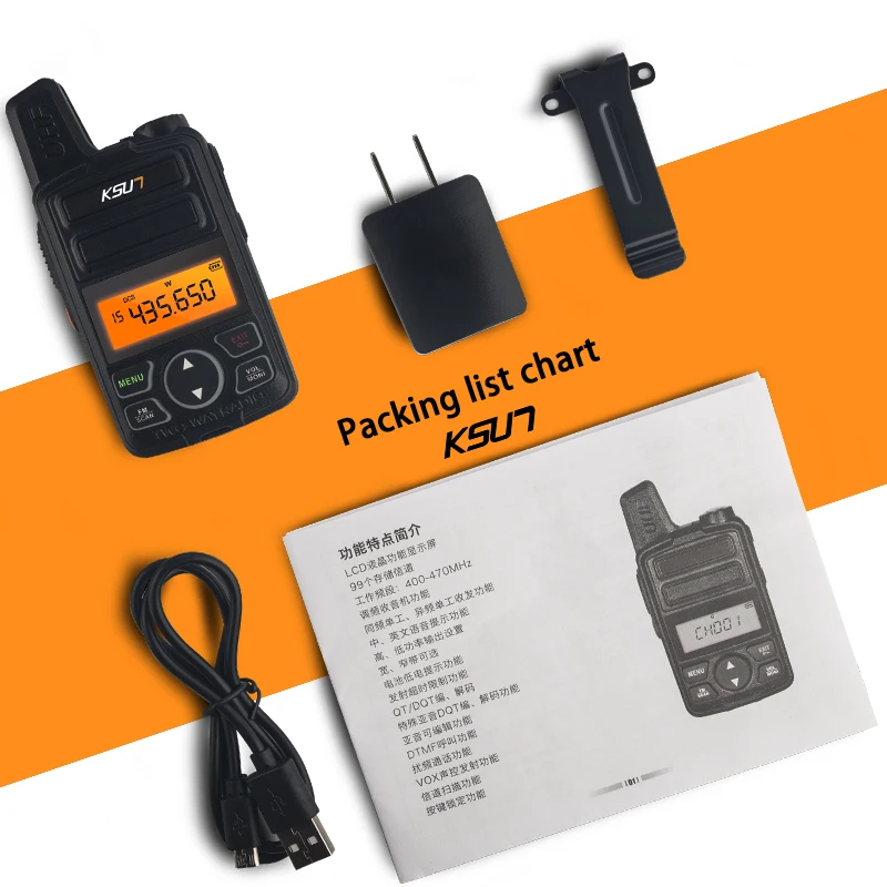 Портативная мини-рация Walkietalkie портативная двухсторонняя рация для любительской