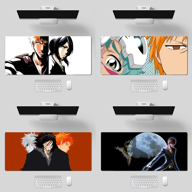 Блич Ичиго Куросаки коврик для клавиатуры большой мыши резиновый Настольный с