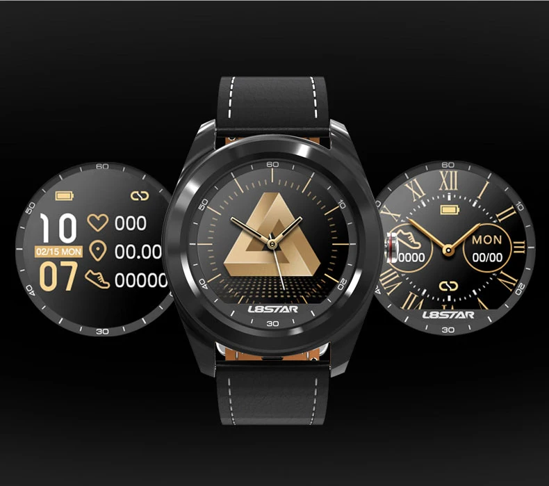 B6 Smart Fitness Watch ECG PPG HRV Heart Rate Blood Pressure Sleep Monitor Health Tracker Sport Bussiness IP68 Shake Control