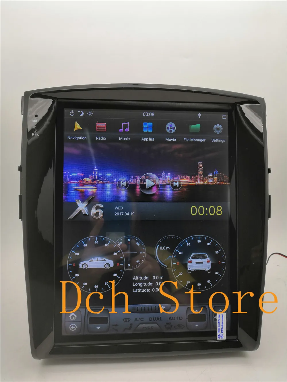 12,1 ''вертикальный экран Tesla стиль Android 8,1 автомобильный DVD gps плеер для MITSUBISHI pajero V97 V93 2006- Радио Навигация ips