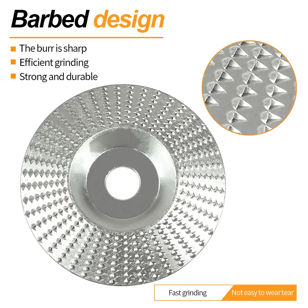 Шлифовальный диск GUSIWU абразивный для деревообработки плоская дуга карбид