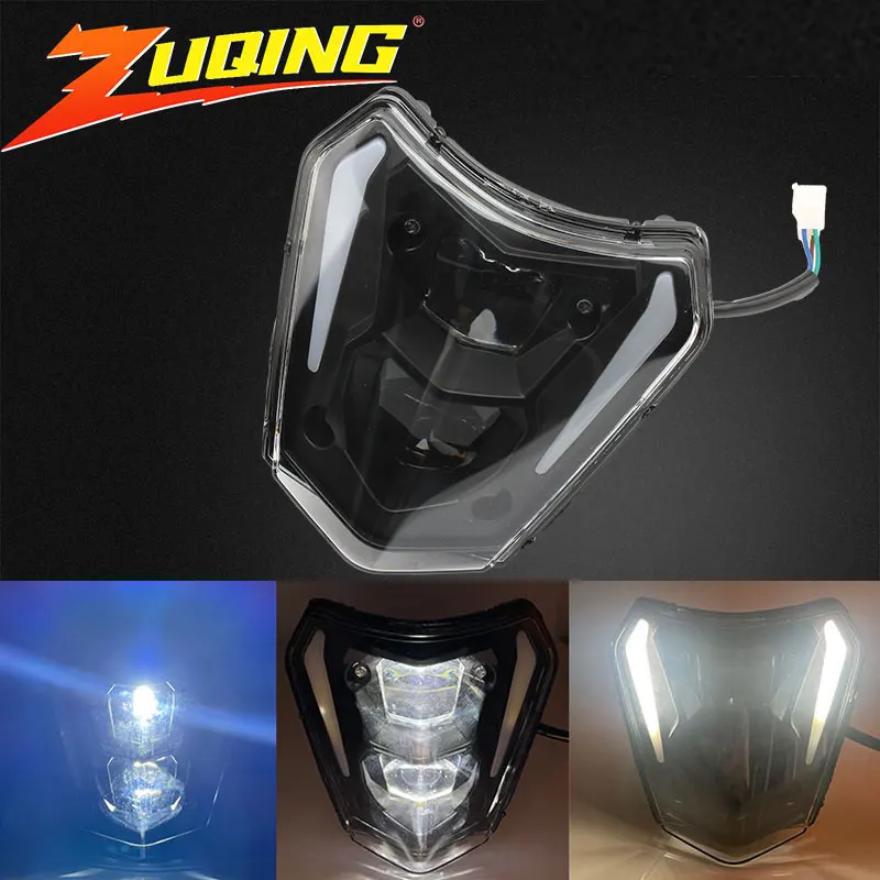 

Motorcycle LED Headlight Headlamp Head Light Lamp Light Wick For KTM EXC SX SXF SXS XC XCW XCF XCFW 125 150 250 350 450 530 690