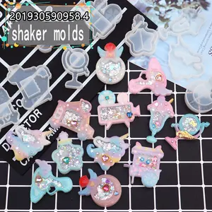 Милая силиконовая форма для автомобильного шейкера, фурнитура для ювелирных изделий сделай сам, аксессуар для подвесок, форма для водяного шейкера с мороженым и эпоксидной смолой