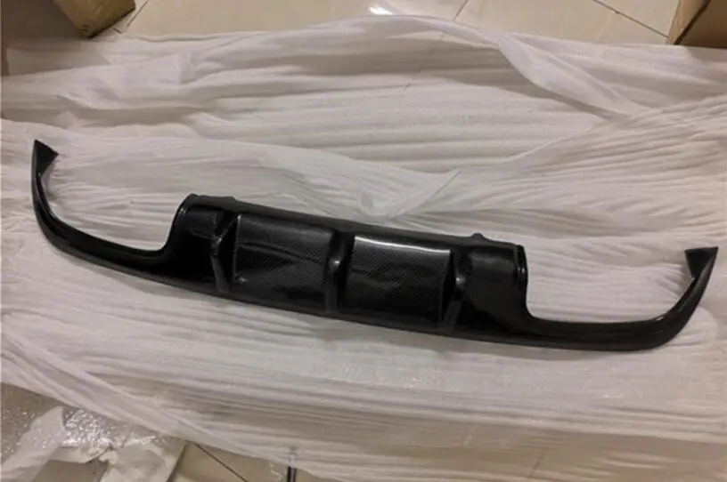 Задний бампер из углеродного волокна спойлер крышка диффузора багажника для Benz