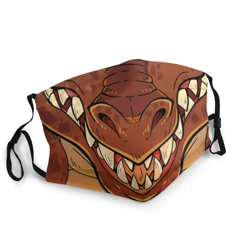 

Моющаяся маска для лица Red Dragon для взрослых, унисекс, миф, легендарное существо, противопылевая маска, защитный чехол, респиратор, маска